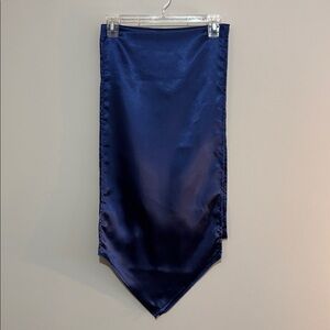 Lot of 12 Navy Satin Chair Sashes 108” Wedding Event Décor